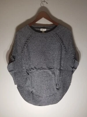 Poncho Style & Co Dobladillo Redondo Manga Gris Talla XS Negro/Blanco Nuevo con Etiquetas $49.50 Foto 1 de 4