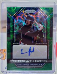 2024 Panini Prizm Emmanuel Rodriguez Minesota Twins Auto /75 #SIG-ER - Picture 1 of 24