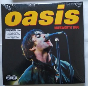 Oasis Knebworth 1996 3-LP Europe 2021 Trifold Vinyl 180 Gr. Sealed - Picture 1 of 2