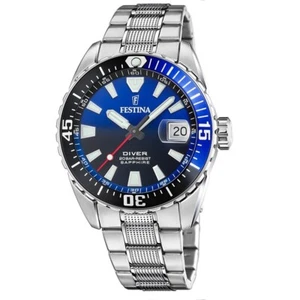 FESTINA Orologio Uomo The Originals F20669/1 Diver 200m Blue Bracciale Acciaio - Imagen 1 de 2