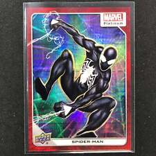 2023 Marvel Platinum SPIDER-MAN (SYMBIOTE SUIT) Base Red Prism 144/199 #83