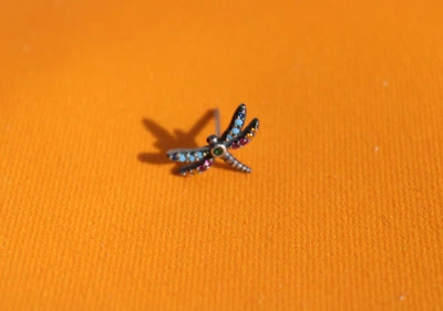 Thomas Sabo Damen Ohrstecker Libelle 925er Sterlingsilber mit bunten Zirkonia - Bild 1 von 4