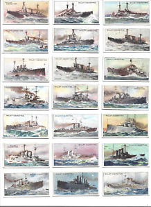 Full Set - Wills - The World's Dreadnoughts - 1910