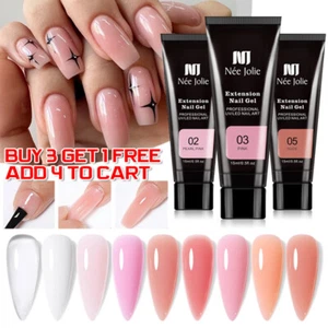 Poly UV Gel Nail Builder Extension Tube Polygel Tube Nail Art File Color Tube AU - Picture 1 of 21