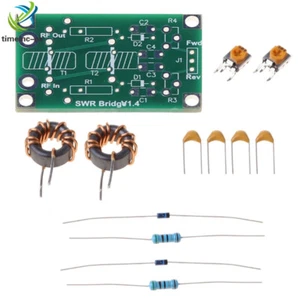 1.8M-30MHz / 3.5-30MHz SWR Bridge RF SWR Reflection Bridge For RF Network - Foto 1 di 8