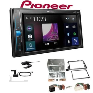Pioneer 2-DIN Autoradio Bluetooth DAB+ für Ssangyong Actyon ab 2006 anthrazit - Bild 1 von 6