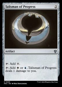 *MtG: 2x Talisman of Progress - Commander Murders at Karlov Manor UC - magicman* - Bild 1 von 1