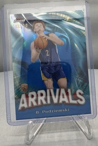 2023-24 Topps Finest Brandin Podziemski RC Rookie Arrivi Blu #/150 #A-20 - Foto 1 di 2