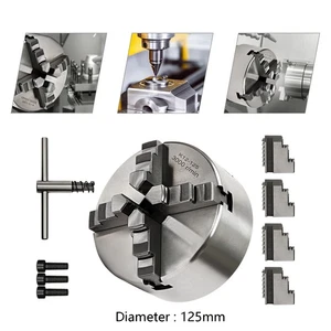 Torno autocentrado de 4 pino Chuck Chuck autocentrado 2,5-40 mm - Imagen 1 de 24