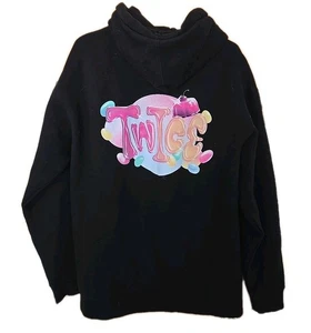 Twice 5th World Tour Ready To Be Jelly K Pop Hoodie Black Size XL - Picture 1 of 6