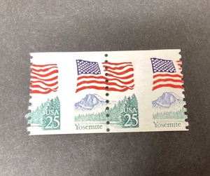 Francobolli Stati Uniti #2280 Errore Errore Errore Bandiera Su Yosemite 1978 Errore Freaks Stranezze MNH - Foto 1 di 2
