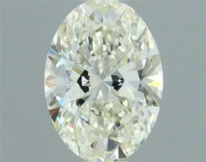 0.35 Ct Natural GIA Certified Diamond Loose Oval Cut 5x4 mm Size L/SI1 Grade - Picture 1 of 6