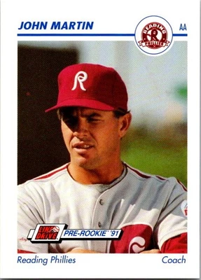 John Martin 1991 Line Drive AA #509 Reading Phillies - Image 1 of 2