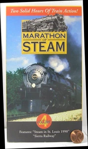 Cinta de video VHS Greg Scholl Marathon of Steam vol 4 1994 120 min 2004 VHS VNP - Imagen 1 de 3