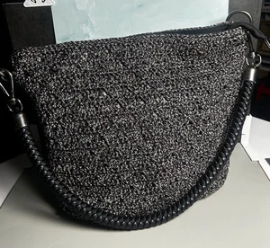 The Sak Fairmont Crochet Black Purse Excellent Condition! - Picture 1 of 5