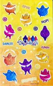 **VINTAGE** Maxi BOOHBAH Kromekote Sandylion Stickers ~ 1 sheet - Picture 1 of 1