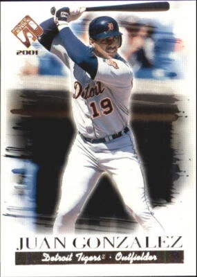 2001 Pacific Private Stock Silver #44 Juan Gonzalez - NM-MT - Image 1 of 2