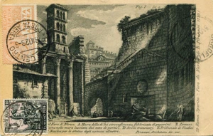 Filiberto Lire 10 su cartolina da Roma - Foto 1 di 1
