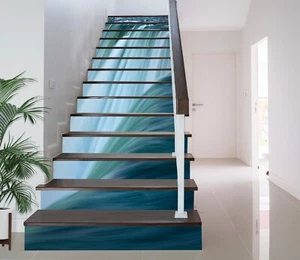 3D Art Waterfall 8409 Stair Risers Decoration Photo Mural Decal Wallpaper Rom - Picture 1 of 5