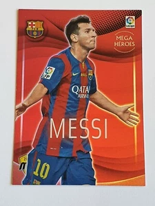 Lionel Messi Mega Heroes #80 La Liga Panini Megacracks 2015-16 MGK π Insert - Picture 1 of 12