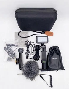 Movo Smartphone Video Kit V1 Vlogging Kit with Grip Rig, Shotgun Microphone, LED - Picture 1 of 2