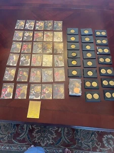 Monedas de hockey Pinnacle NHL 1996-97 + tarjetas troqueladas + juego de tarjetas de bronce - MT - Imagen 1 de 6