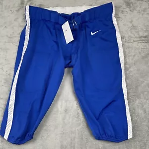 ¡NUEVO! Pantalones de fútbol Nike Stock Vapor Pro azules con rayas blancas talla XXL NUEVOS CON ETIQUETAS $75 - Imagen 1 de 7