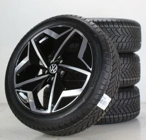 VW ID.3 Winterräder 19 Zoll Alufelgen Andoya schwarz gl. Felgen 10A601025 - Bild 1 von 5