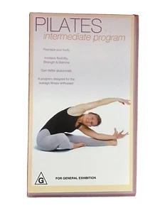 Pilates Intermediate Program VHS Retro Vintage Video Cassette (new) - Picture 1 of 5