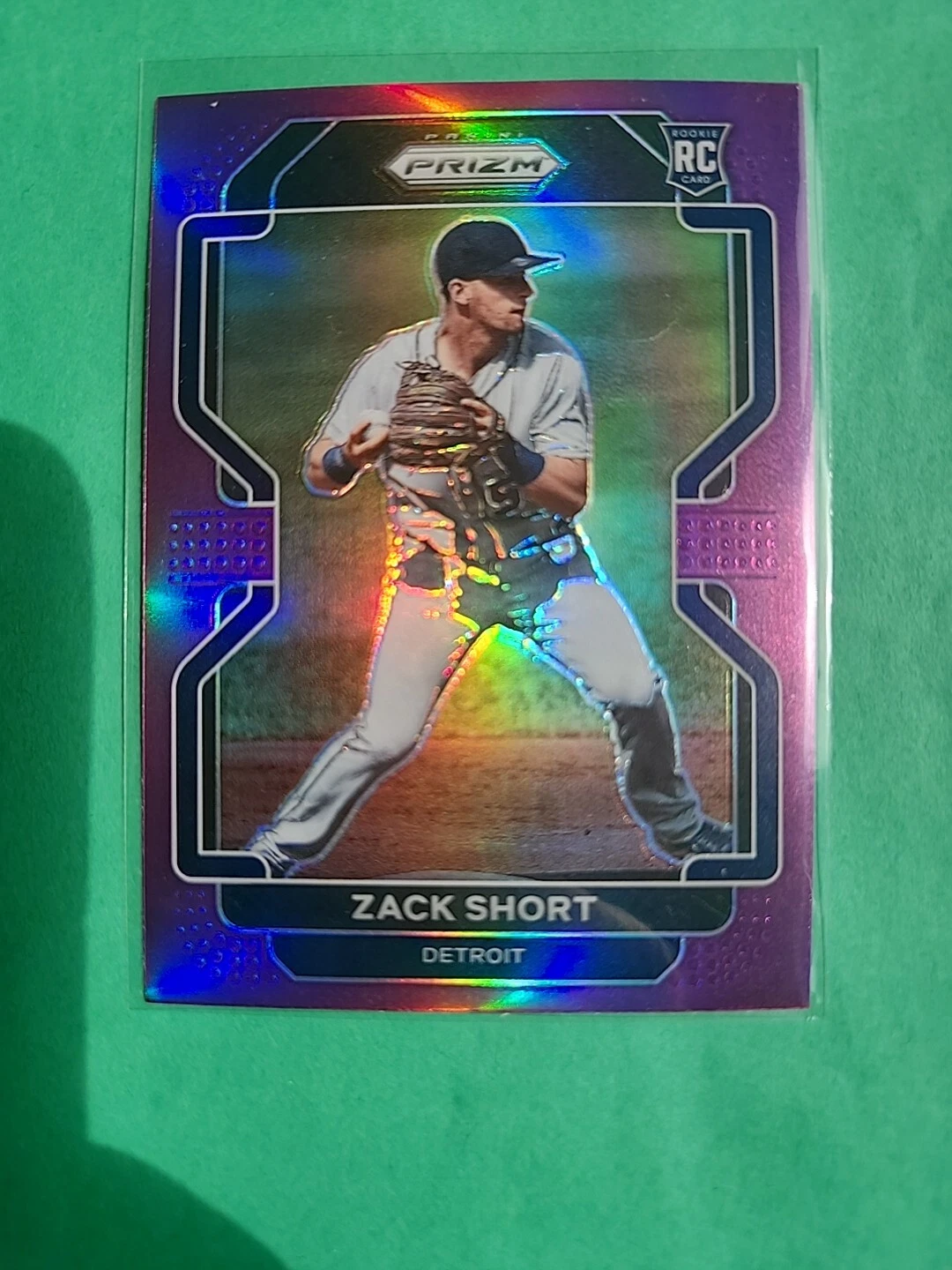 Zack Short 2022 Panini Purple Prizm Tier ll #161 Detroit Tigers Rookie RC
