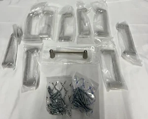 10 Pack 4” Askano High Quality Kitchen Cabinet Handles Nickel NEW - Picture 1 of 6
