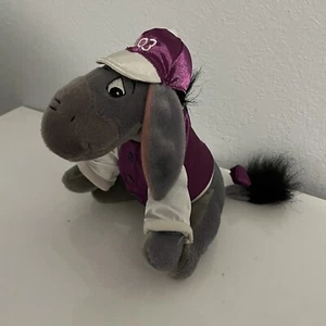 Eeyore Disney Parks 2003 Plush With Embroidered Purple Jacket And Hat - Picture 1 of 8