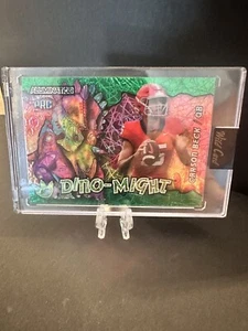 2023 Wild Card Beleuchtung Dino-Might Carson Beck 2/5 grün Velocity Rookie RC - Bild 1 von 9