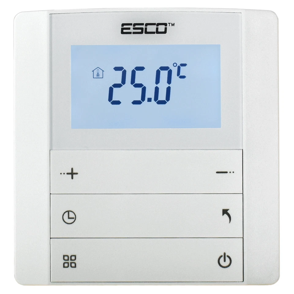 Raumthermostat Fußbodenheizung Heizung 230V 16A 3200W einfach, leichte Benutzung - Bild 1 von 3