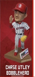 2019 CHASE UTLEY BOBBLEHEAD SGA SCRANTON-WILKESBARRE RED BARONS Railrider Bobble - Picture 1 of 1