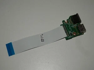 HP Laptop 17-e, I/O Board, USB, DSL Lan Port Board + Flex Kabel Original - Bild 1 von 2