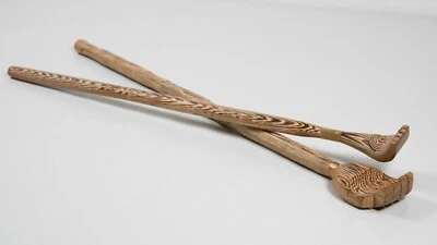 TREASY Elegante Grattaschiena in Legno di Bambù Massaggio Schiena Nipoti Automassaggio