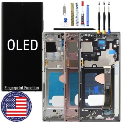 OLED LCD Display Touch Screen Digitizer + Frame For Samsung Galaxy Note 20 Ultra - Image 1 of 3