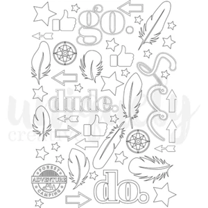 Únicamente creativa - Elige tu propia hoja de aventura de corte por pieza - Imagen 1 de 1