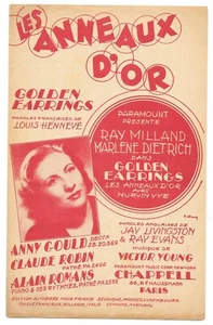 Les Anneaux d'or de Anny GOULD Claude ROBIN Alain ROMANS Murvin VYE YOUNG 1946 - Picture 1 of 2