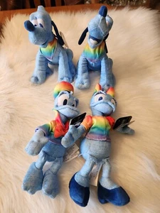 4 Pride Rainbow Disney Plush Pluto Daisy # 47 - Picture 1 of 1