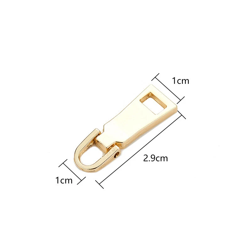 Detachable Zipper Slider Pull Repair Replacement Puller Sewing Metal Zipper Head - Image 1 of 4