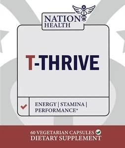 T-Thrive Health Supplement Nation Health - 60 Capsules - Picture 1 of 1