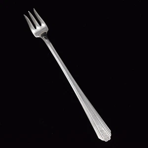 Piatto Viceré Nazionale Moderno Cocktail Frutti di Mare Forchetta Argento Cuore Fantasia Vintage - Foto 1 di 6