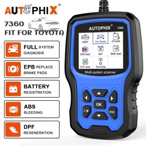 Car OBD2 Scanner Code Reader Fit For TOYOTA ABS SRS SAS BAT All System Scan Tool - Picture 1 of 8