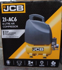 JCB Druckluft Kompressor AC6 8 bar 6 Liter Neu - Bild 1 von 2