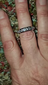 Bogo Neu mit Etikett Größe 8. Diamantkanalband. - Bild 1 von 3