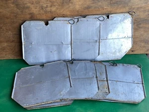 Lot of 12 Vintage Tin Sap Bucket COVERS LIDS Maple Syrup - Picture 1 of 1