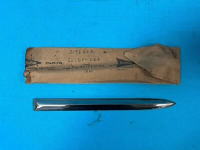 New for Mopar 1960 to 1961 A-body Plymouth Valiant Passenger Side Fender Molding - Image 1 of 3