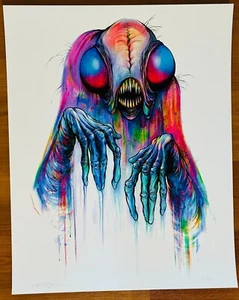 SIGNED And Numbered "THE ABHORRENT RAINBOW" Art Print ALEX PARDEE  16 x 20 - Picture 1 of 5